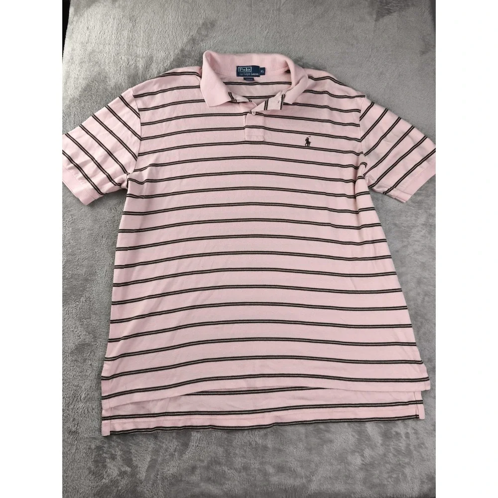 polo ralph lauren‎ polo shirt bundle mens xl striped red blue lot
